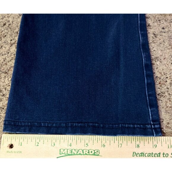 Betabrand Pull-On Jeans Womens L Long Used Blue Stretch Bootcut Pants Tall - Picture 11 of 11